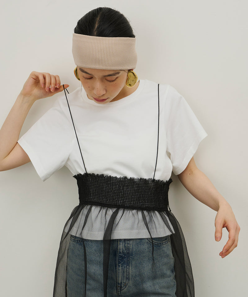 【room153】カーブショートTシャツ
