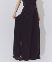 【予約開始待ち】深スリットコンシール×レースデザインワイドPT