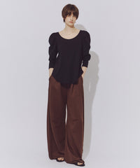 【一部カラー予約】ギャザーパフショートスリーブカットソー