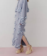 【予約10%OFF】【J1U by LA BELLE ETUDE】メニーリボンニットIラインスカートⅡ