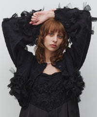 【予約10%OFF】【J1U by LA BELLE ETUDE】manyリボンカーディガン