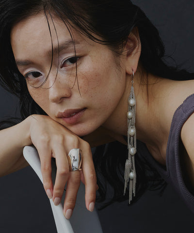 【loni】Vine Pearl Single Pierce