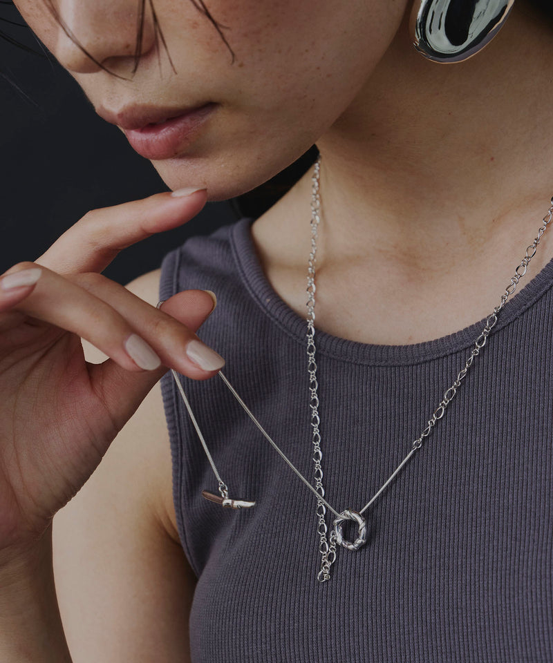 【loni】ivy combi chain necklace