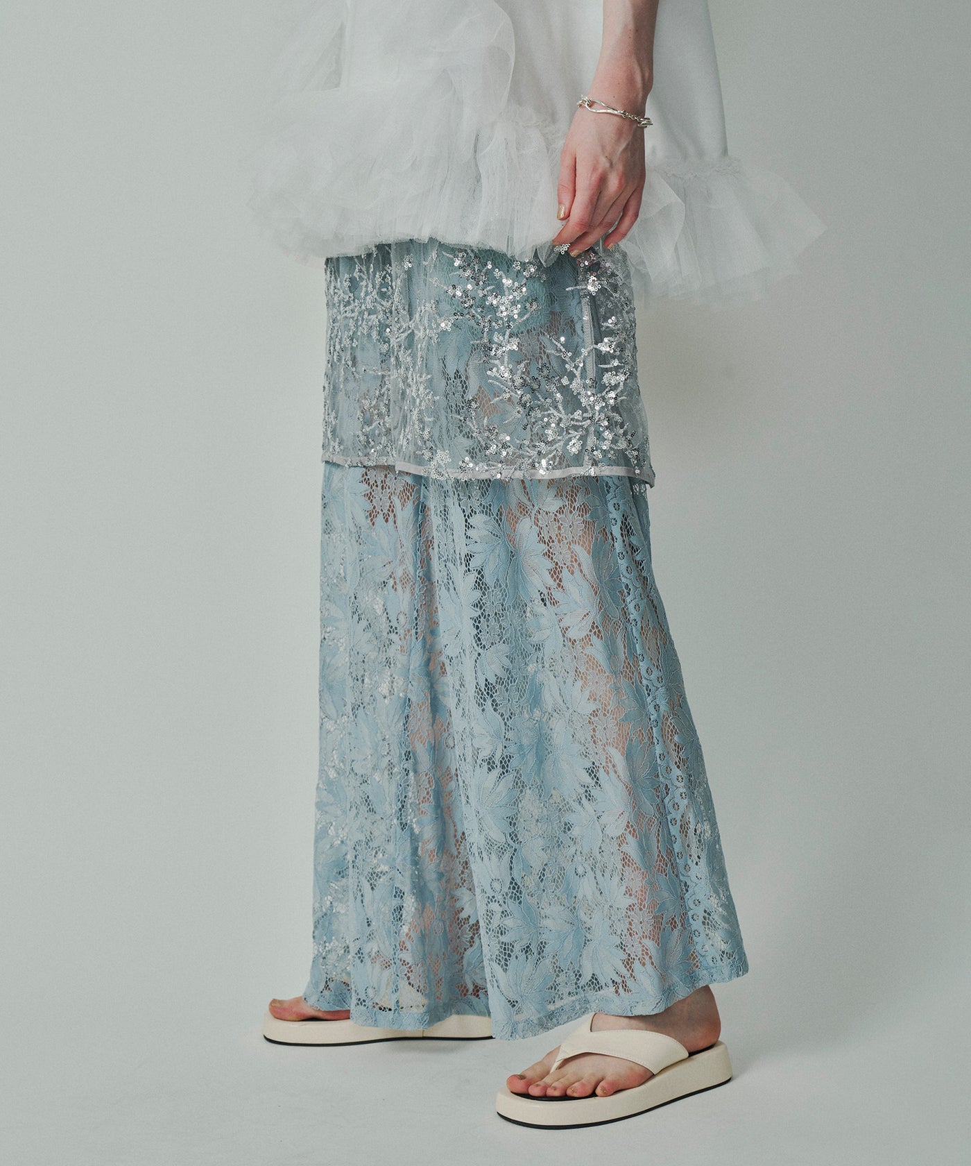 REVIVAL】総レースワイドパンツ – LA BELLE ETUDE online store