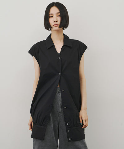 スキッパーコクーンアレンジシャツ