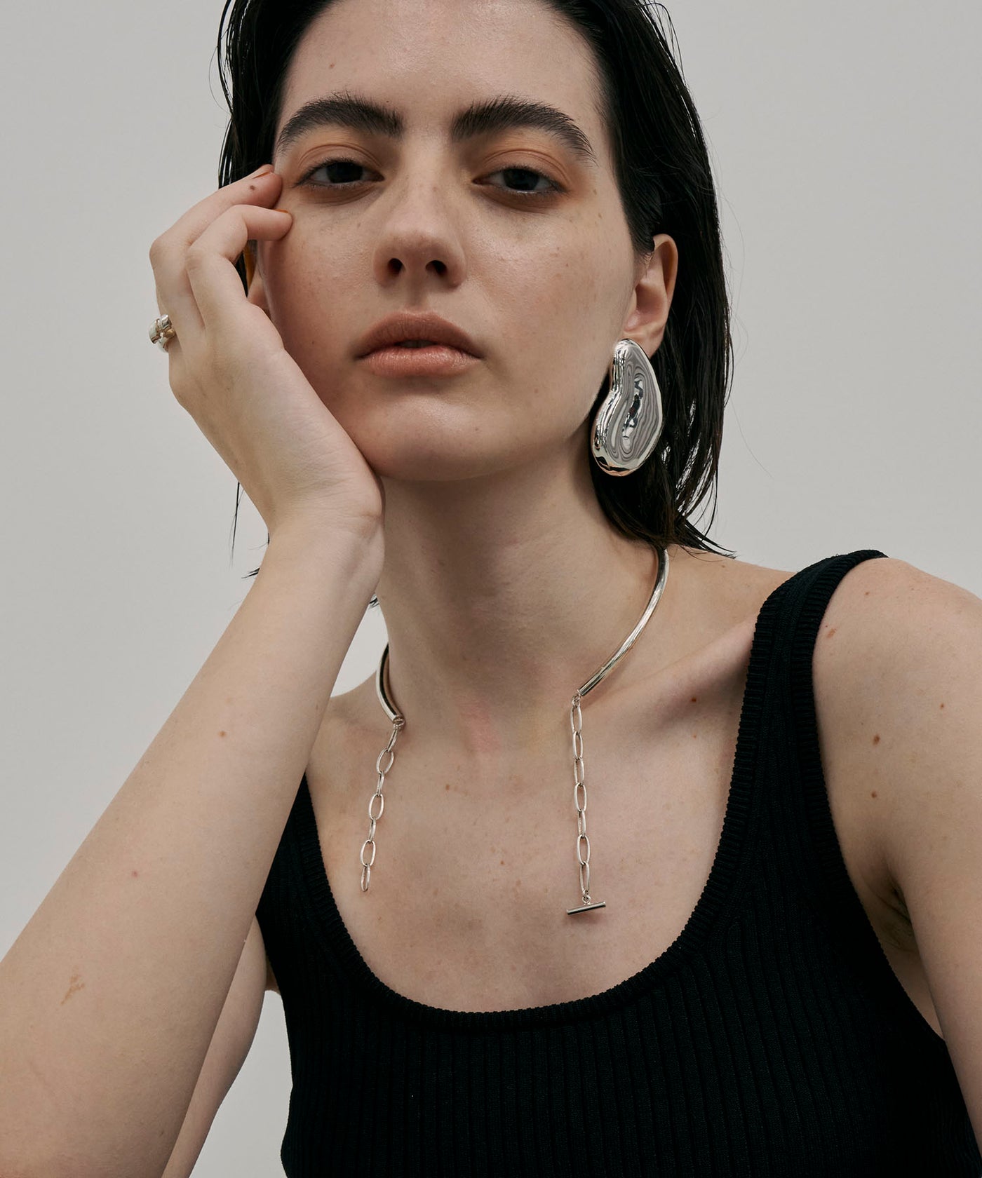 loni Stem 2way choker （2WAYチョーカー） loni Stem 2way choker（2WAYチョーカー） loni【 金属アレルギー対応】 【金属アレルギー対応】Stem 2way choker（2WAYチョーカー）