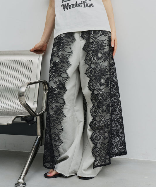 【予約10%OFF】スカラップレースラップスカート