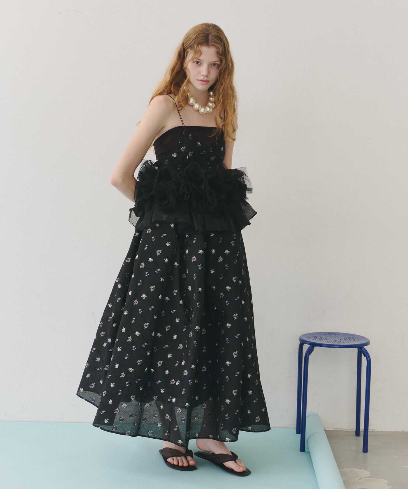 再入荷】【J1U by LA BELLE ETUDE】シアーフラワージャガード