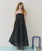 【再入荷】【J1U by LA BELLE ETUDE】シアーフラワージャガードボリュームキャミワンピース