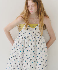 【再入荷】【J1U by LA BELLE ETUDE】シアーフラワージャガードボリュームキャミワンピース
