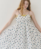 【再入荷】【J1U by LA BELLE ETUDE】シアーフラワージャガードボリュームキャミワンピース