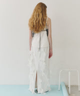 【予約開始待ち】【J1U by LA BELLE ETUDE】many ribbon denim skirt