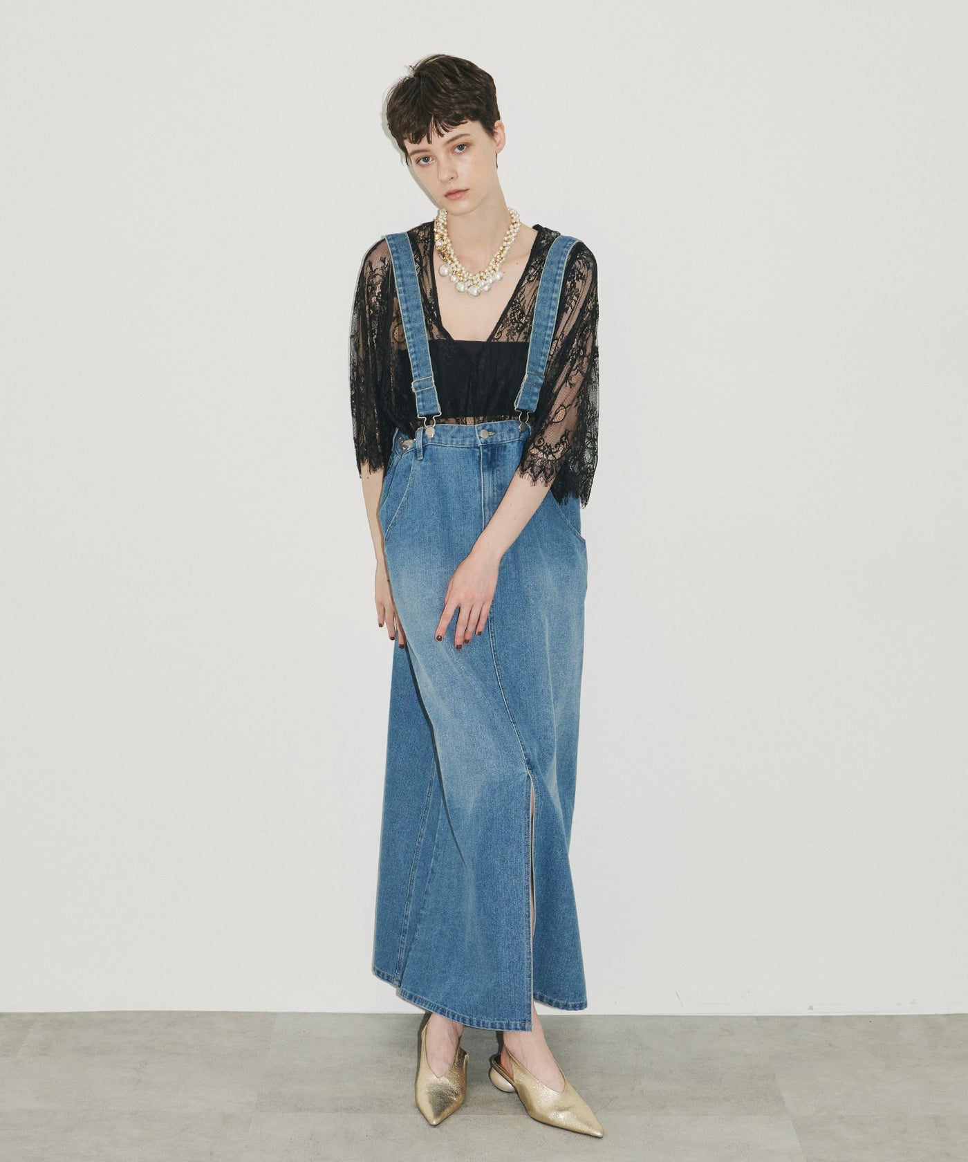 2way デニムサロペスカート – LA BELLE ETUDE online store