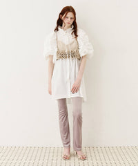【J1U by LA BELLE ETUDE】BIGボリュームスリーブブラウス