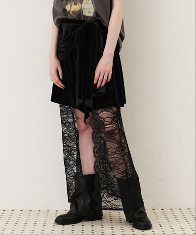 【予約10%OFF】【J1U by LA BELLE ETUDE】2wayベロアリボンラップレースSET