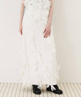 【予約】【J1U by LA BELLE ETUDE】many ribbon denim skirt