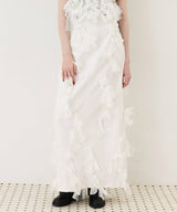 【予約】【J1U by LA BELLE ETUDE】many ribbon denim skirt