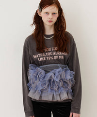【予約開始待ち】【J1U by LA BELLE ETUDE】IF YOU LIKE Long Tee