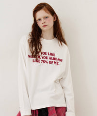 【予約開始待ち】【J1U by LA BELLE ETUDE】IF YOU LIKE Long Tee