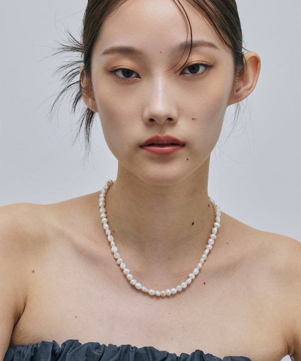 【予約】【loni】Simple Pearl Necklace