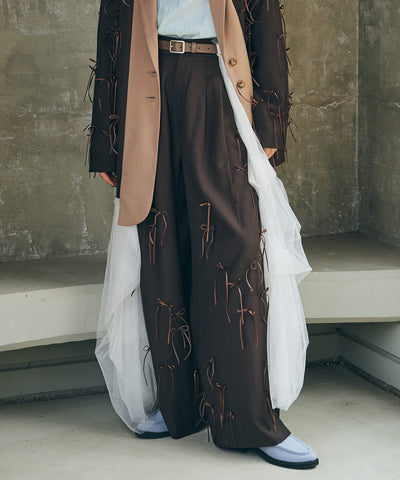 【予約】many ribbon pants