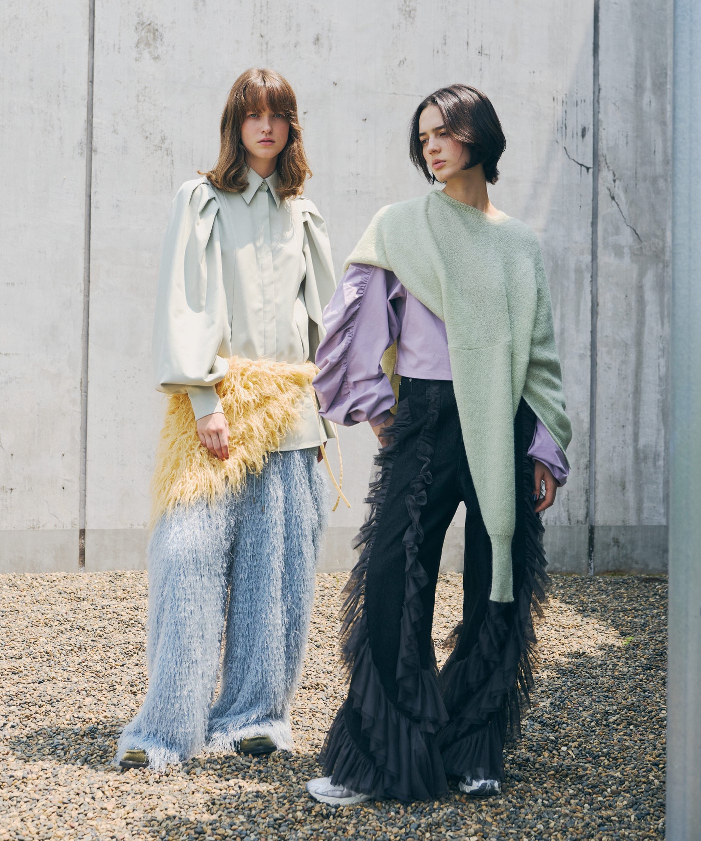 ラベルエチュード ボリュームチュールパンツ size１ 美品✨ラベルエチュード❤️ボリュームチュール×オーガンジー