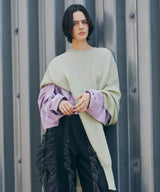 【予約】ボリュームデザインギャザーTOPS