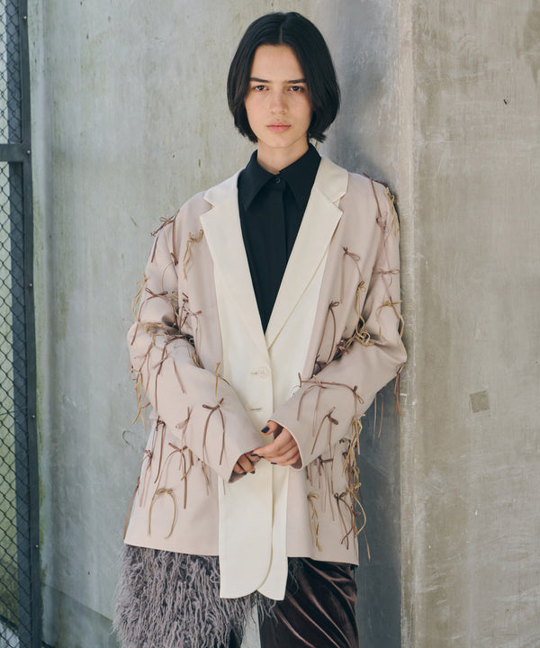 【予約開始待ち】many ribbon jacket