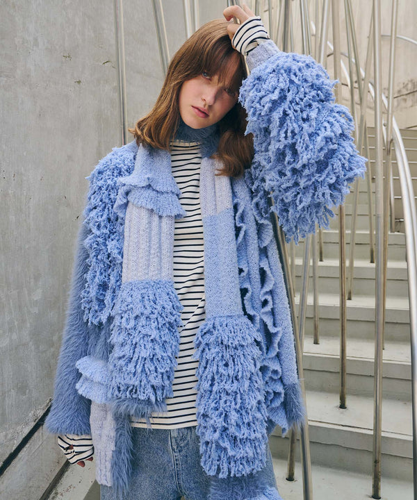 【TEN by LA BELLE ETUDE】manyニッティングパターンマフラー