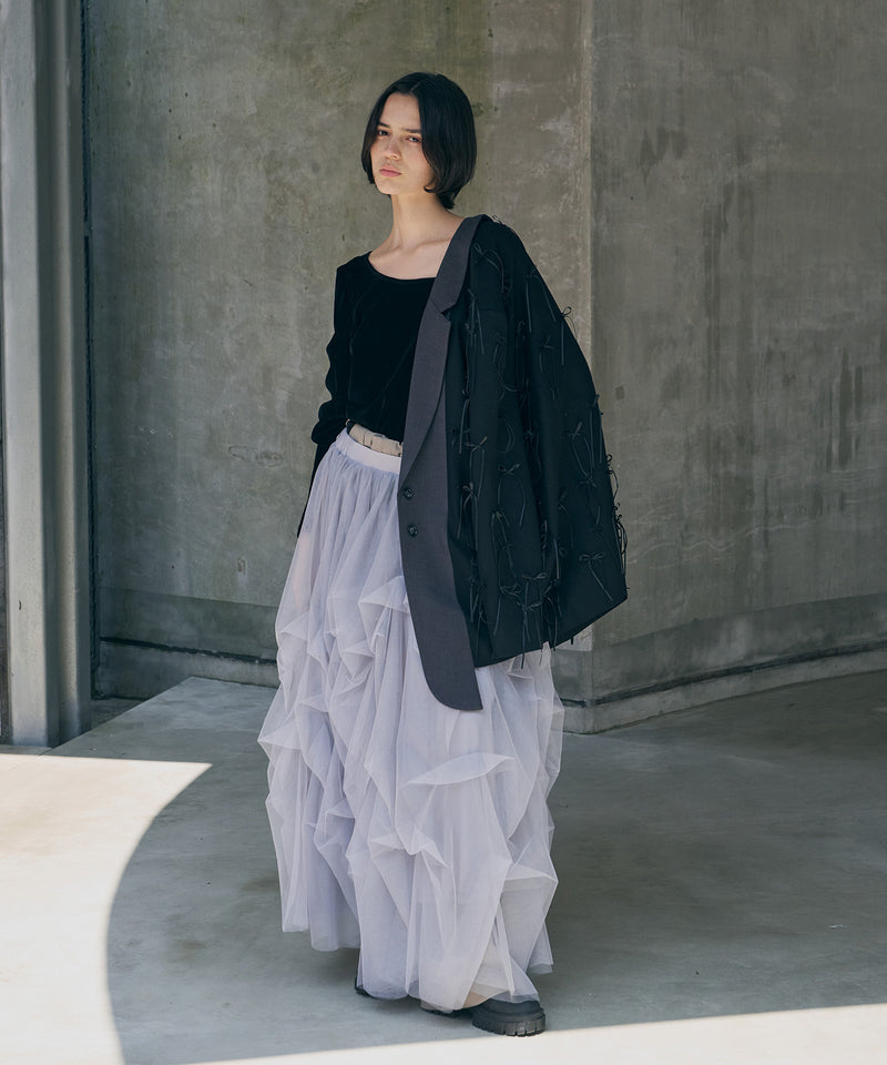 【予約】many ribbon jacket