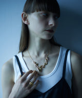 【loni】Glass Wave Necklace/グラスウェーブネックレス