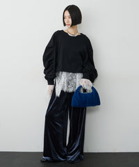 【予約】ボリュームデザインギャザーTOPS