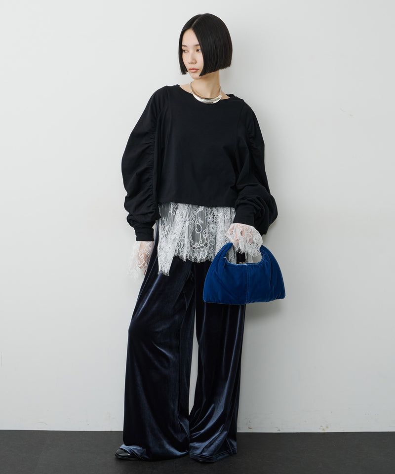【予約】ボリュームデザインギャザーTOPS