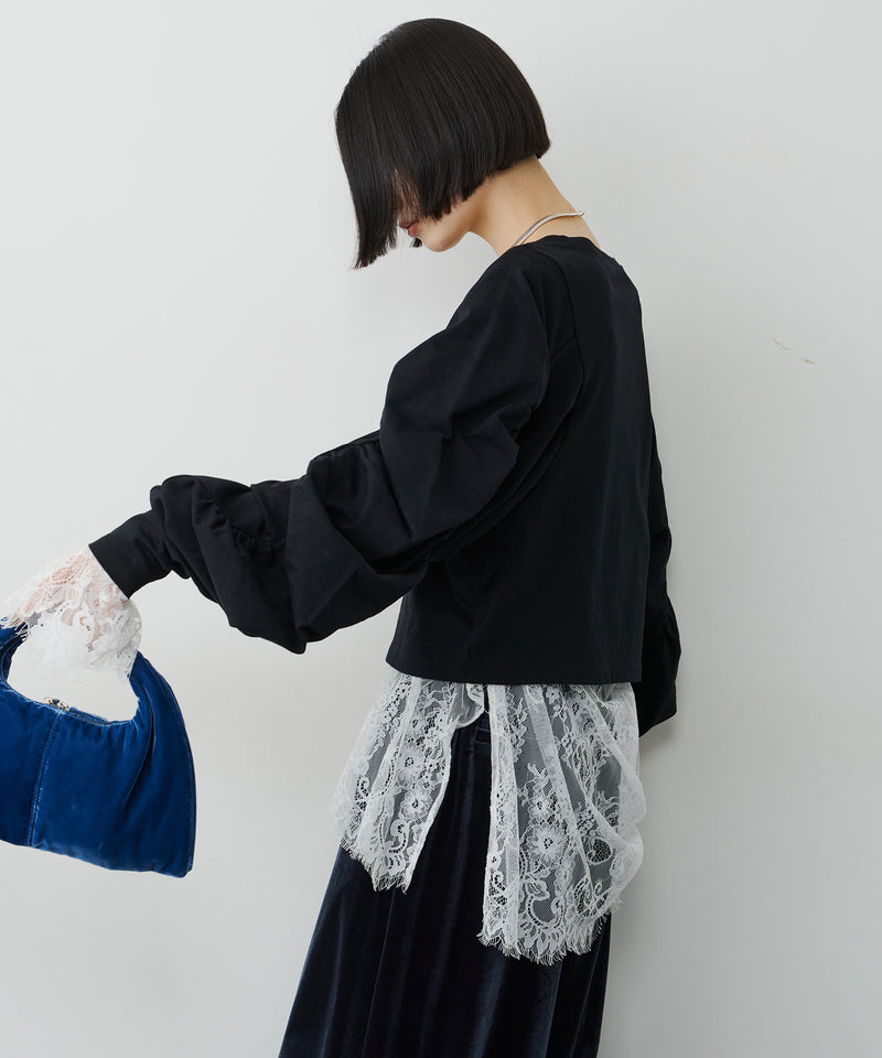 【予約】ボリュームデザインギャザーTOPS