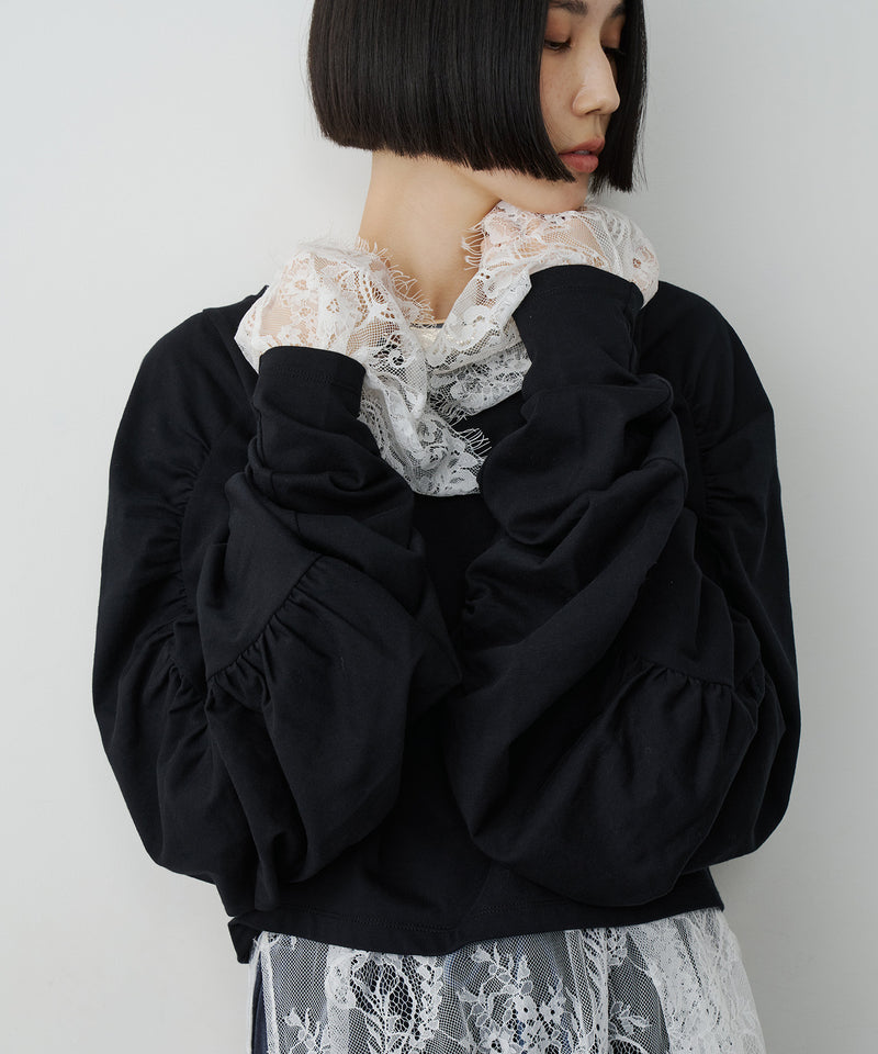 【予約】ボリュームデザインギャザーTOPS