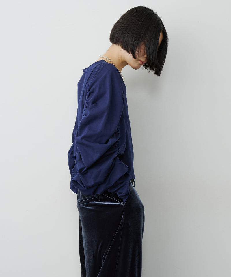 【予約】ボリュームデザインギャザーTOPS