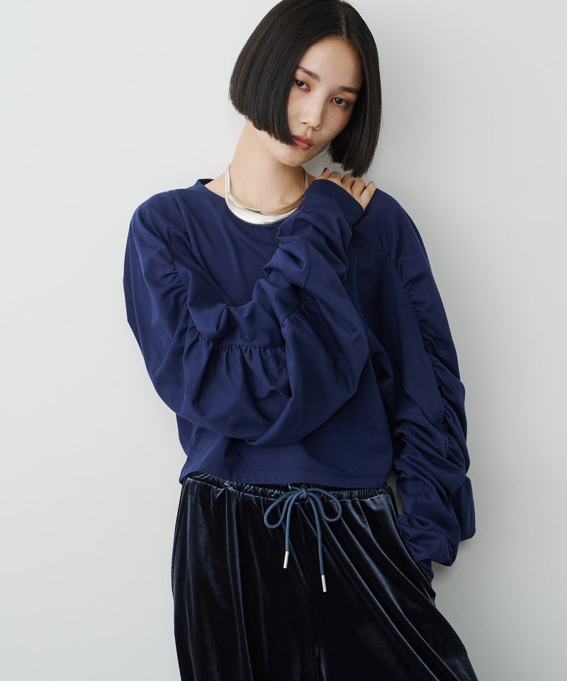 【予約】ボリュームデザインギャザーTOPS