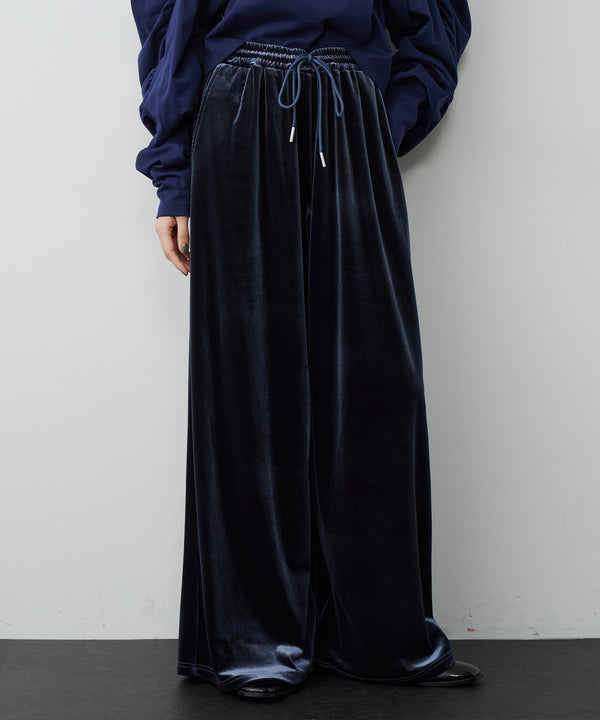 【予約】ベロアワイドパンツ