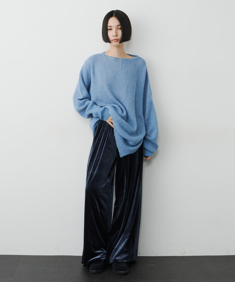 【予約】アシンメトリースリットニット
