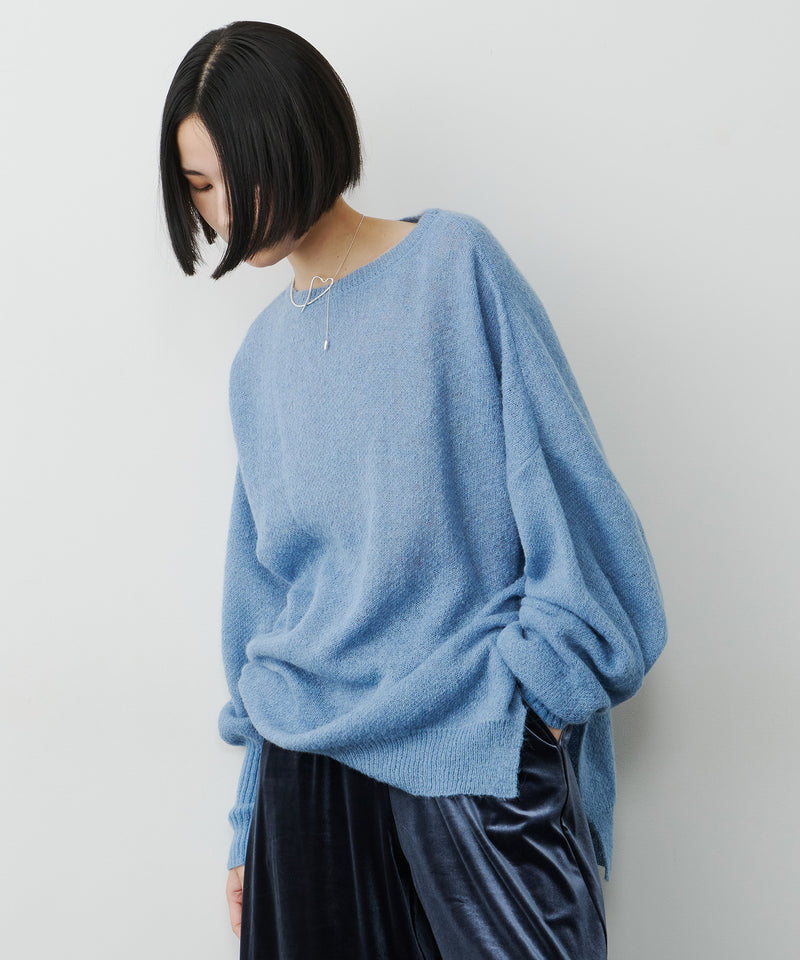 【予約】アシンメトリースリットニット
