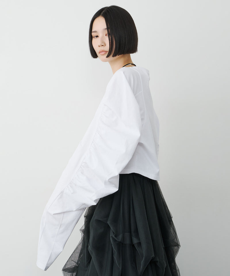 【予約】ボリュームデザインギャザーTOPS