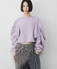 【予約】ボリュームデザインギャザーTOPS