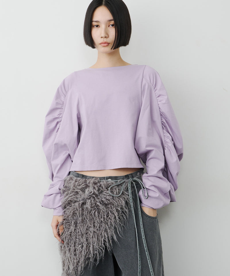 【予約】ボリュームデザインギャザーTOPS