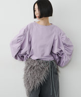 【予約】ボリュームデザインギャザーTOPS