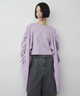 【予約】ボリュームデザインギャザーTOPS
