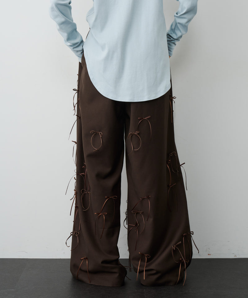 【予約開始待ち】many ribbon pants