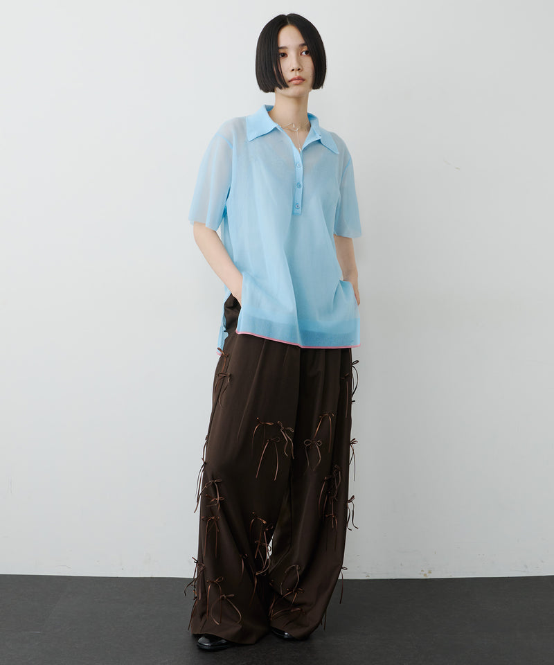 シアーポロシャツ
