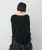 【予約】シアーベロアパフギャザーTOPS