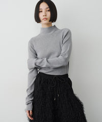 【予約開始待ち】ハイネックリブ長袖ニット