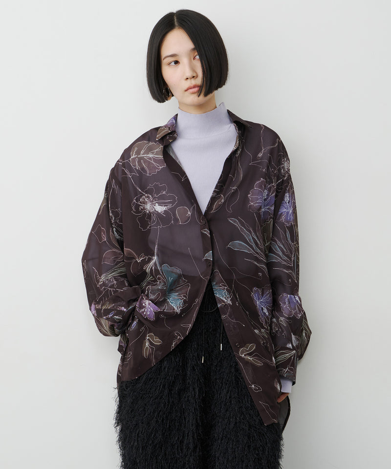 【一部カラー予約】【REVIVAL】オリジナルvintageフラワープリントリラックスシャツ